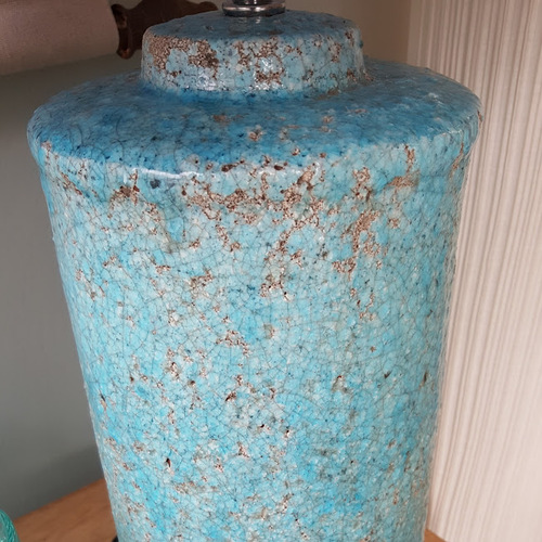 Lámpara cilindro azul claro | El Bibio Decoración