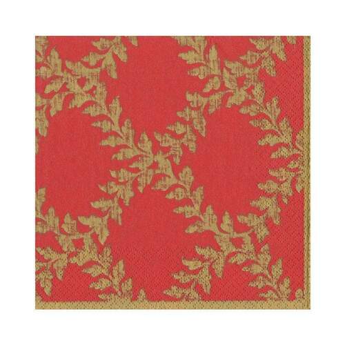 13951l caspari acanthus trellis paper luncheon napkins in red 20 per package 4818663505967 1024x1024