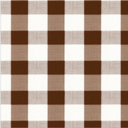 20 servilletas de papel cocktail chocolate gingham vichy