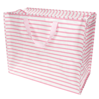 31875 2 pink stripe jumbo bag