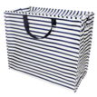 31258 2 navy stripe jumbo bag
