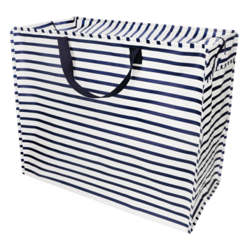 31258 2 navy stripe jumbo bag