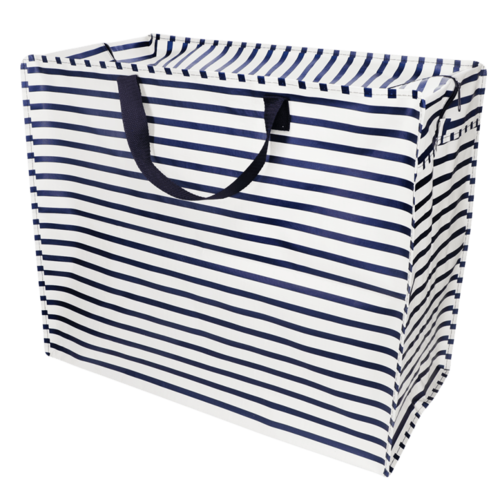 31258 2 navy stripe jumbo bag