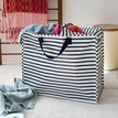 31258 navy stripe jumbo bag lifestyle